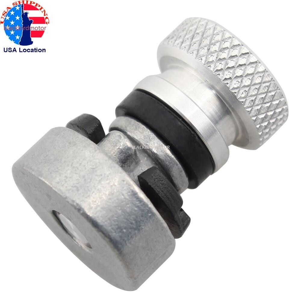 For Harley Davidson Softail Sportster Rear Back Seat Bolt Thumb Screw Cap Chrome