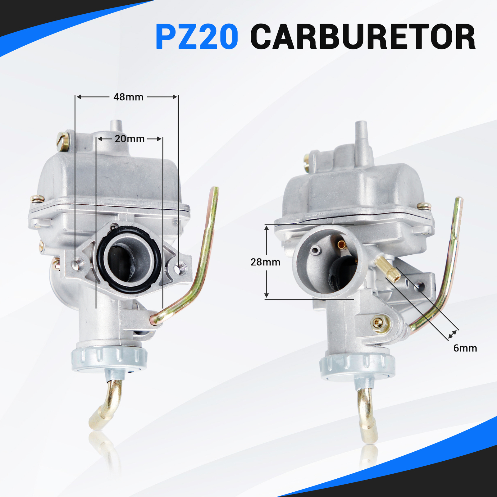 PZ20 Carburetor Carb Kit Fit For Honda CRF80F 2004-2009 2011-2012 50cc 70cc 90cc