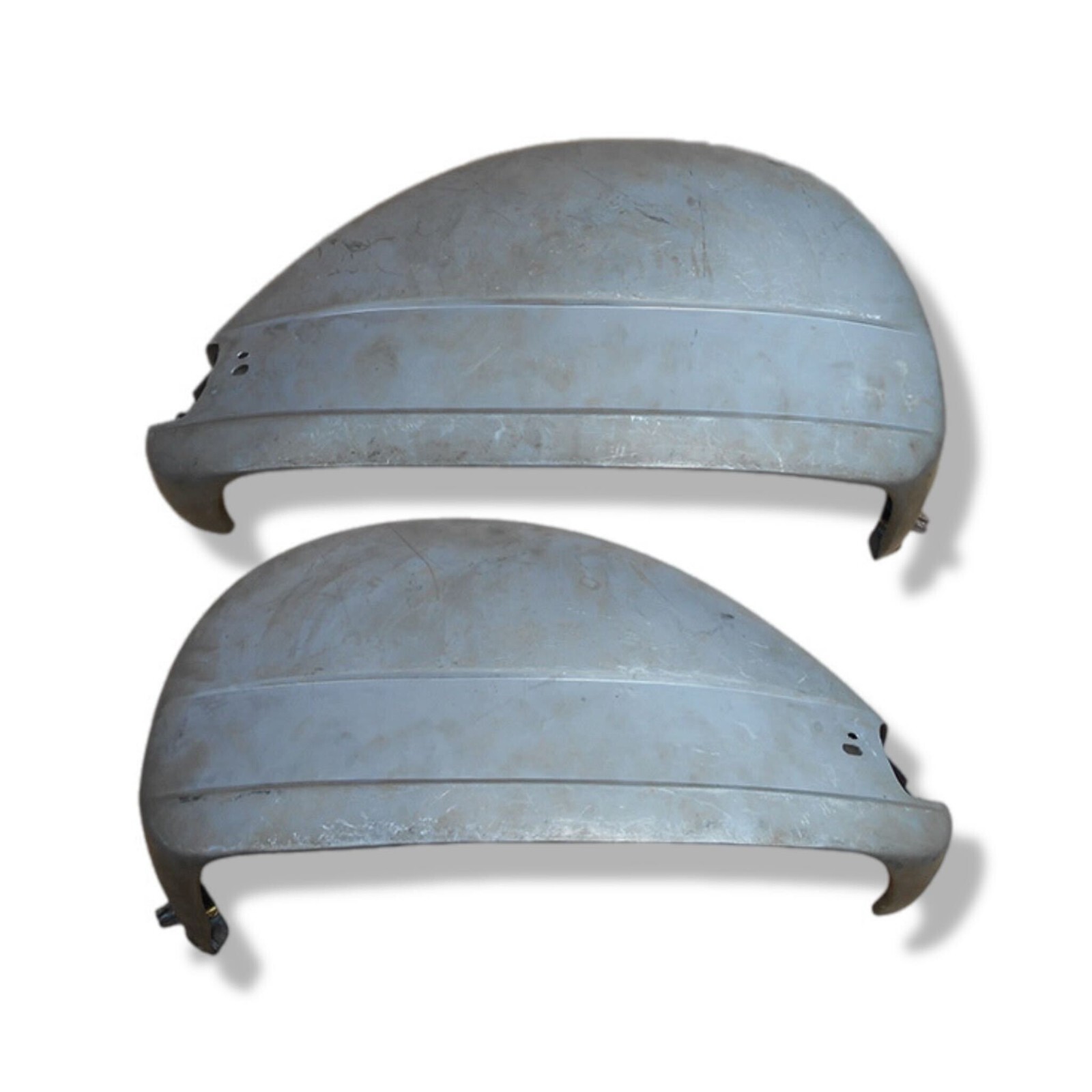 Vespa PX PE T5 Classic Side Panels – Bare Metal – External Locking Mechanism