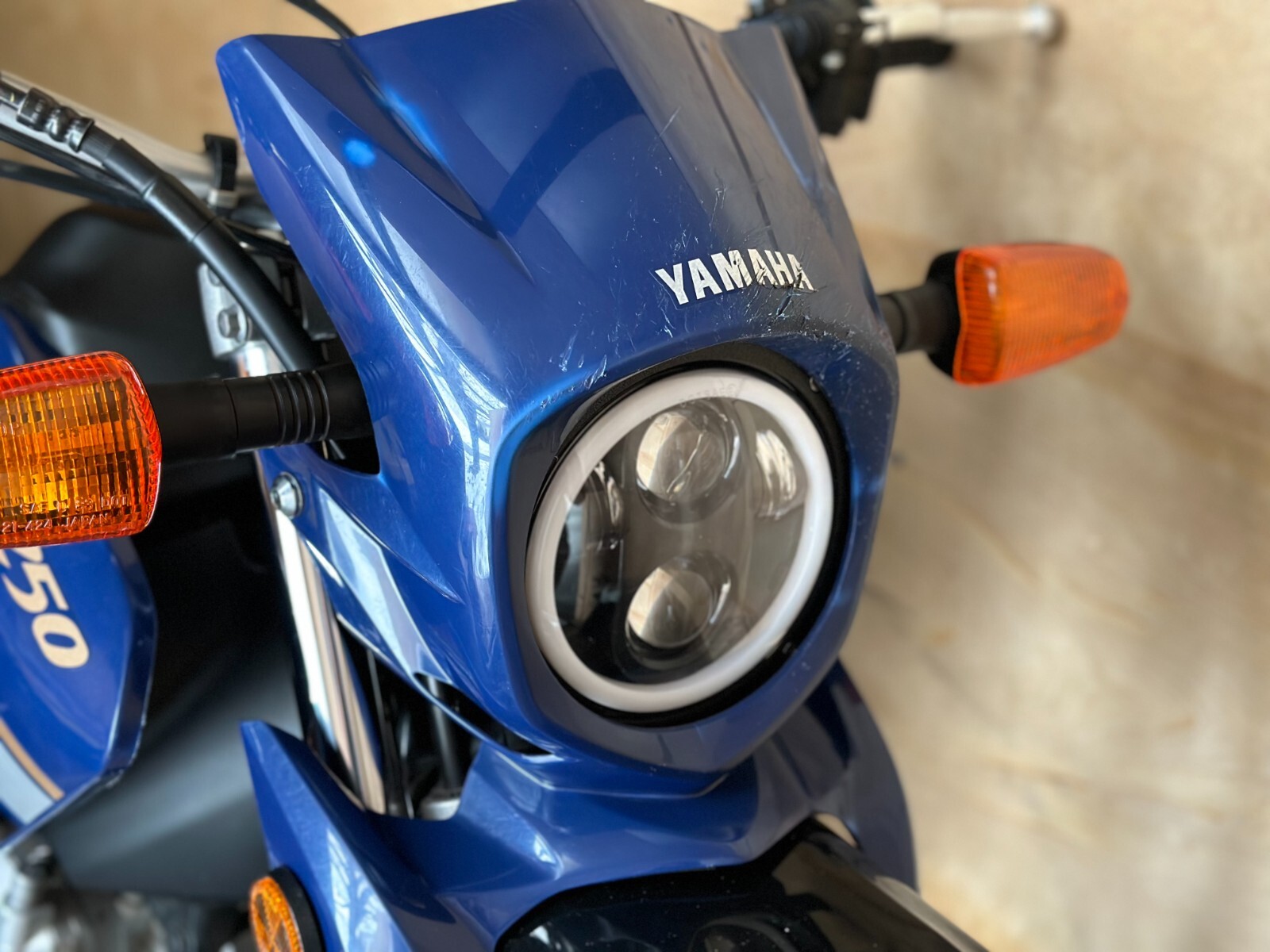 08-26 Yamaha XT250 LED Headlight Adaptor Bracket Kit (Light Not Included)