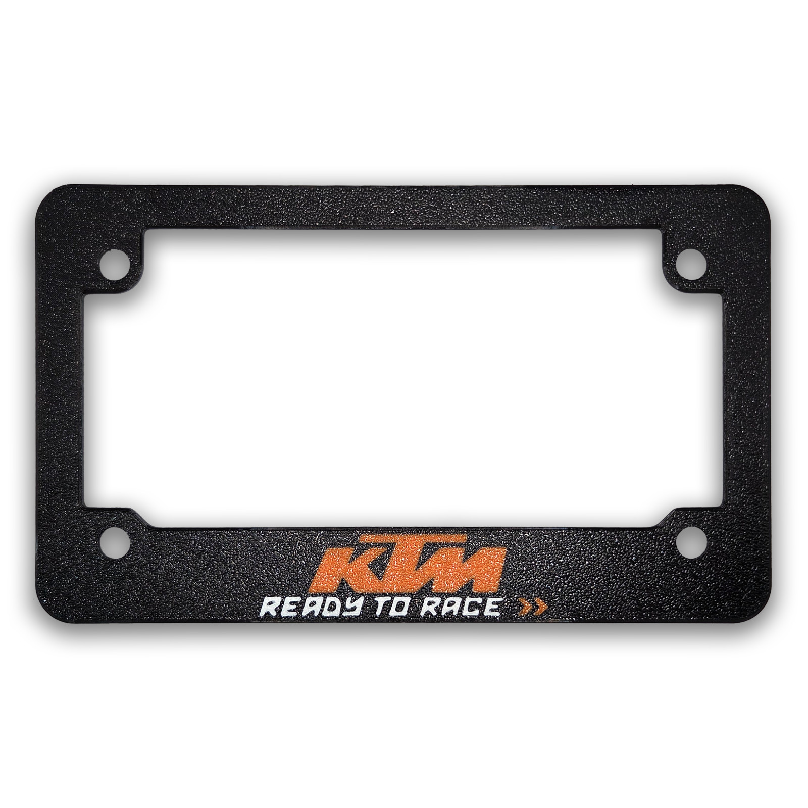 For KTM Racing Motorcycles Textured License Plate Frame Orange (ALL MODELS)