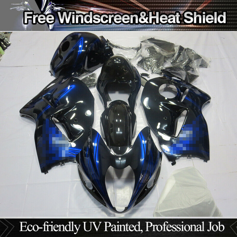 Blue Painted Fairing Kit For Suzuki Hayabusa GSXR1300R 1999-2007 Injection Body