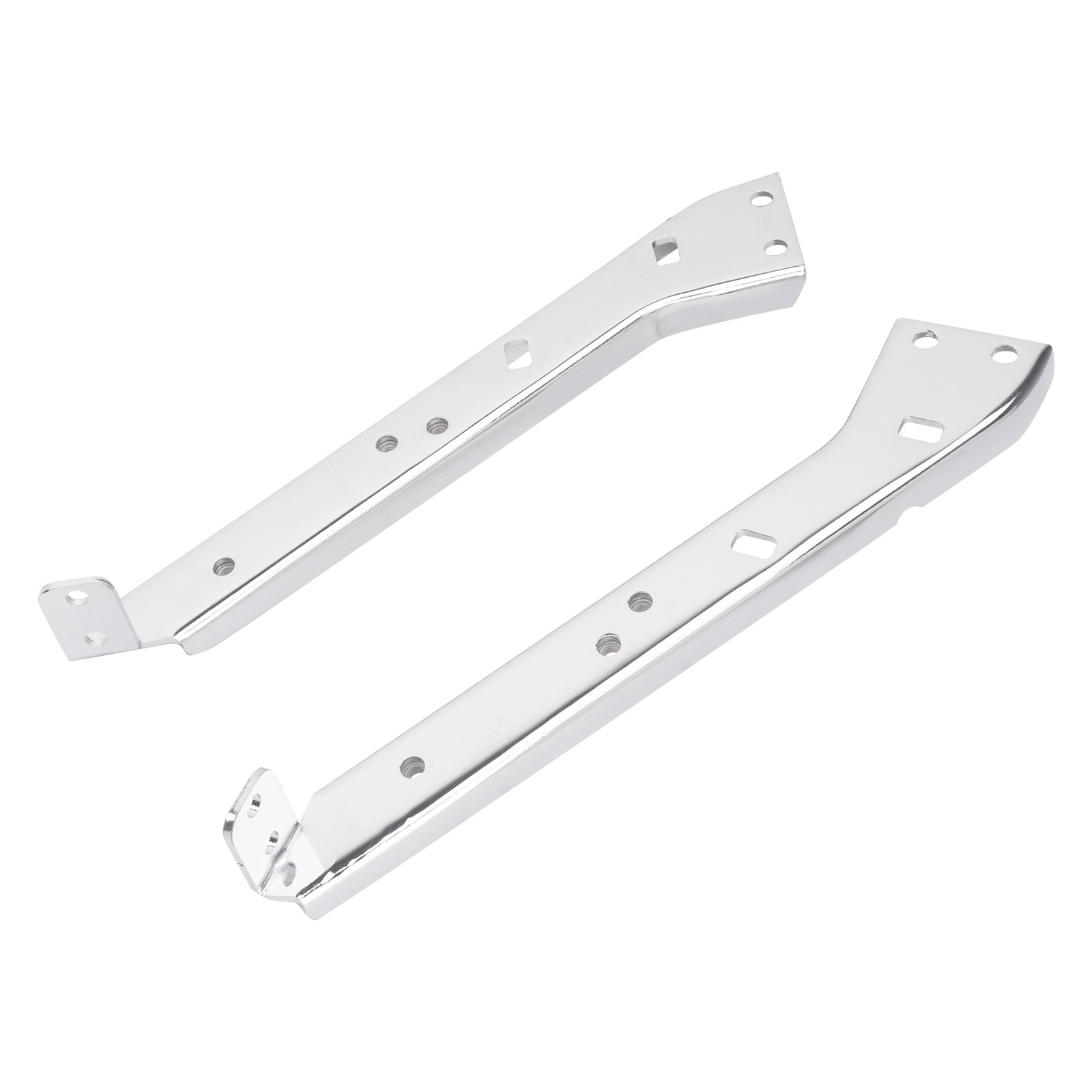 Chrome Saddlebag Rail Support Bracket Fits For Harley Touring Road Glide 85-08