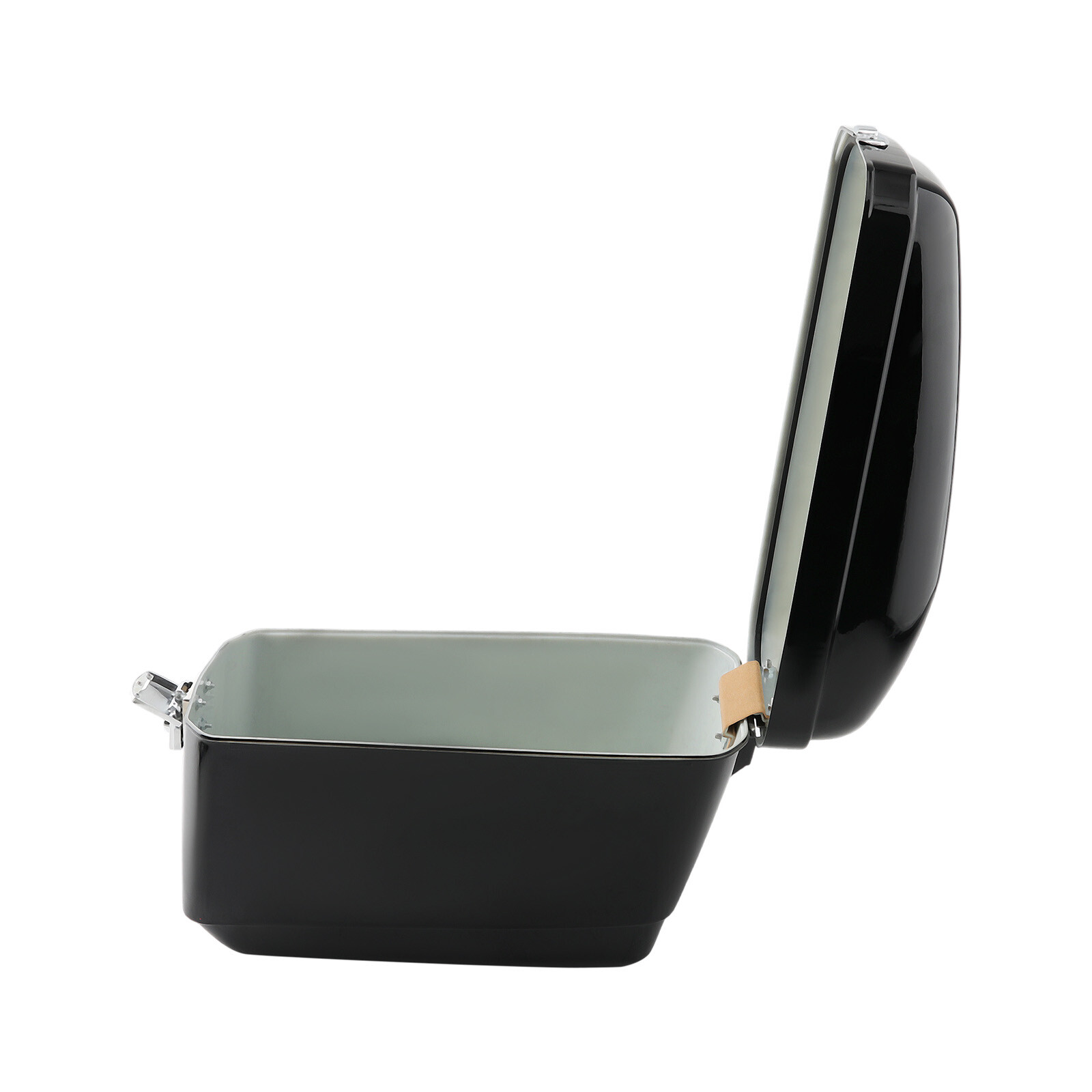 Black Hard Saddlebags Pair Universal Motorcycle For Harley Honda Yamaha Cruise