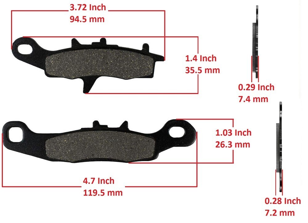 For Suzuki RM85 RM-85L Front Rear Brake Pads 2005 2006 2007 2008 2009 2010-2022