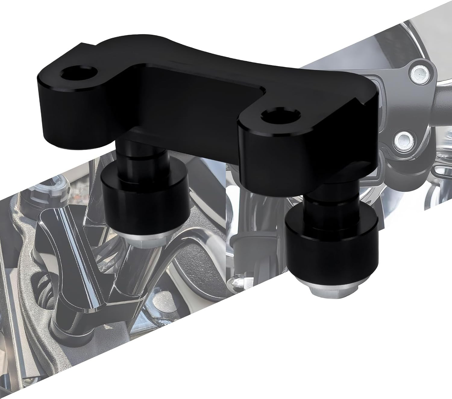 Handlebar Riser Adapter Handlebar Mount Extension Bracket Fit For Harley Touring