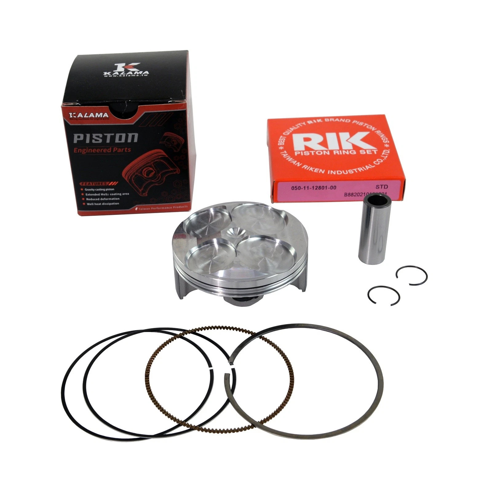 To Honda CRF250R 2004-2007 78mm Cylinder Piston Kit w/ RIK Rings Top End Rebuild