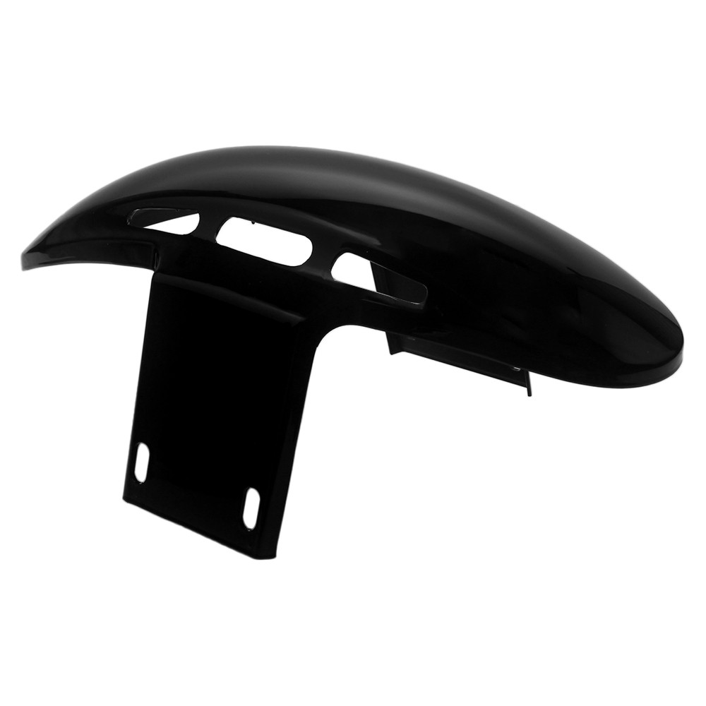 Gloss Black 21″ Wheel Short Slotted Front Fender Fit For Harley Touring 2014‑23