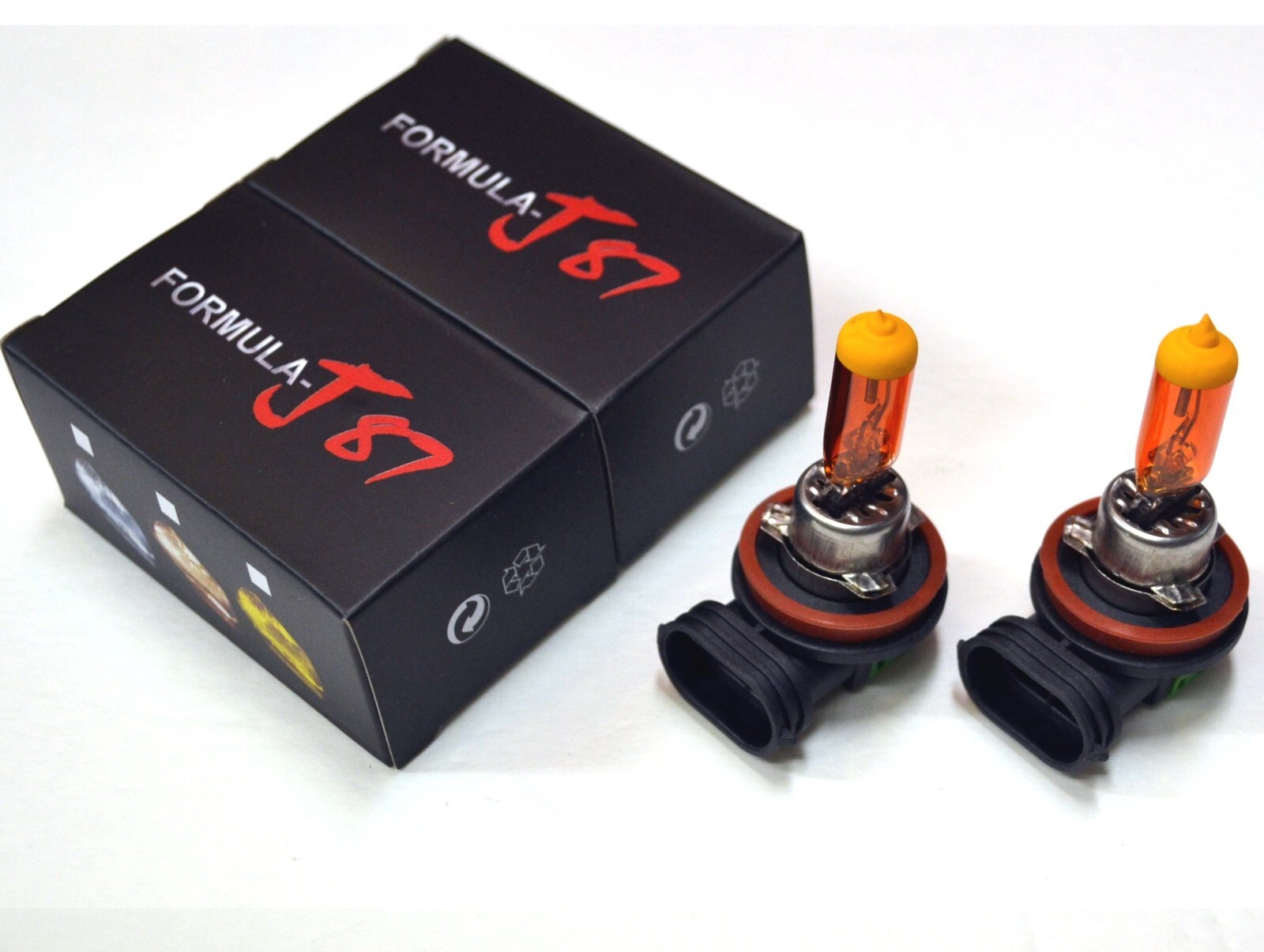 Halogen H11 55W Orange Amber Two Bulbs Headlight High Beam Replacement Stock Fit