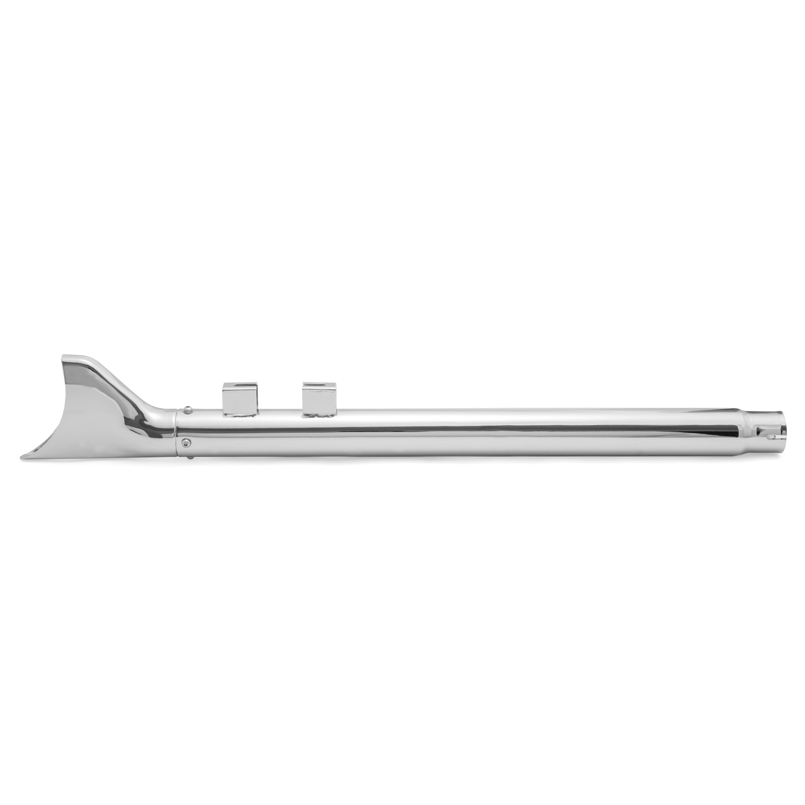 33IN. Fishtail Slip ons Muffler Exhaust Pipes For Harley 1995-2016 Touring Glide