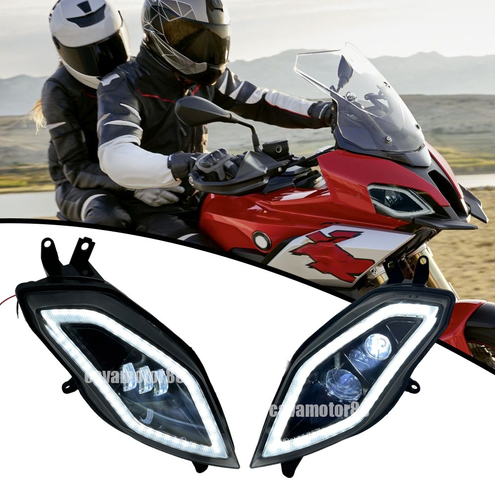 LED Headlight set High Low Beam DRL Plug and Play For BMW 2015- 2019 S1000XR