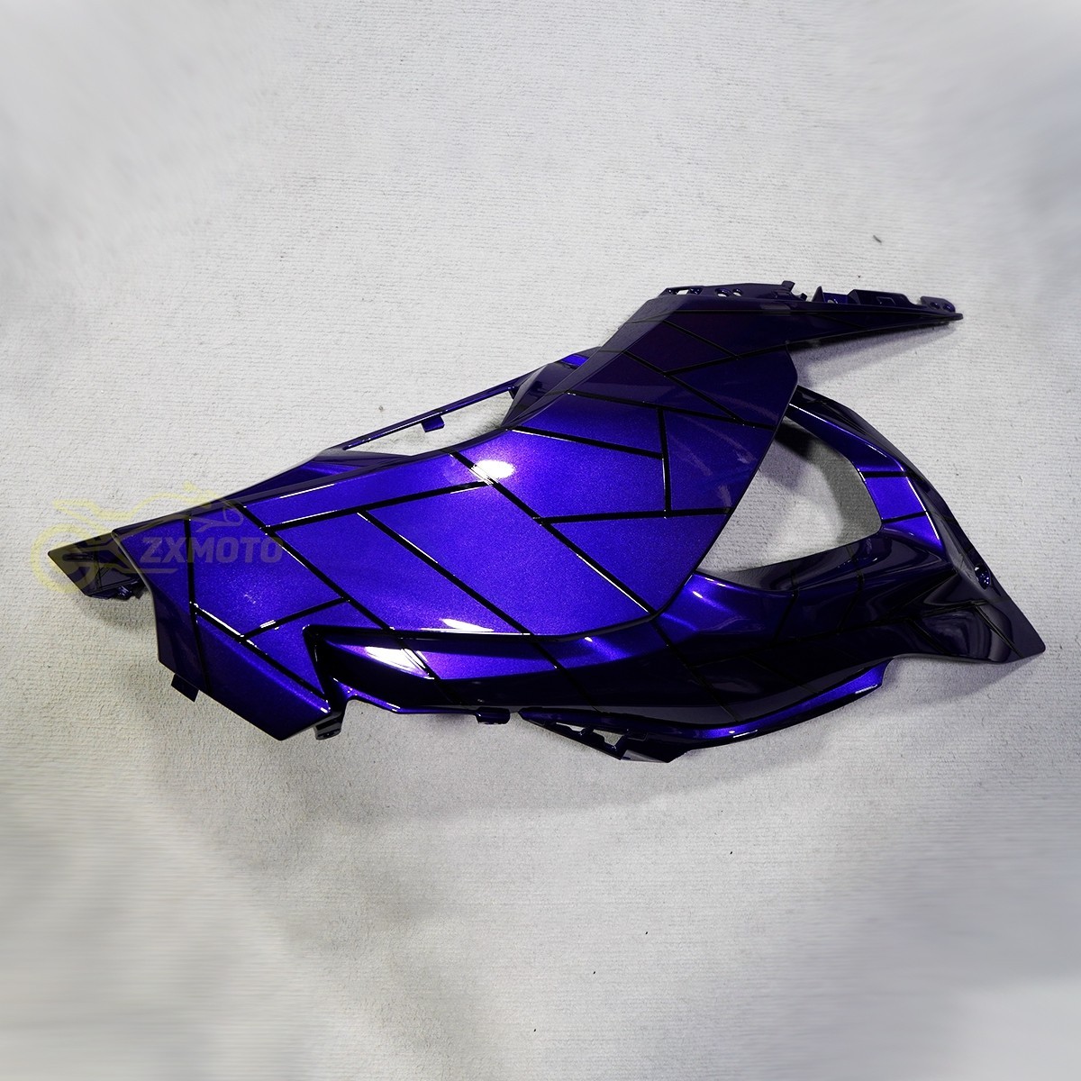 Glossy Purple Black Fairing Kit +Tank For Kawasaki Ninja ZX6R 2024 2025 636 ABS