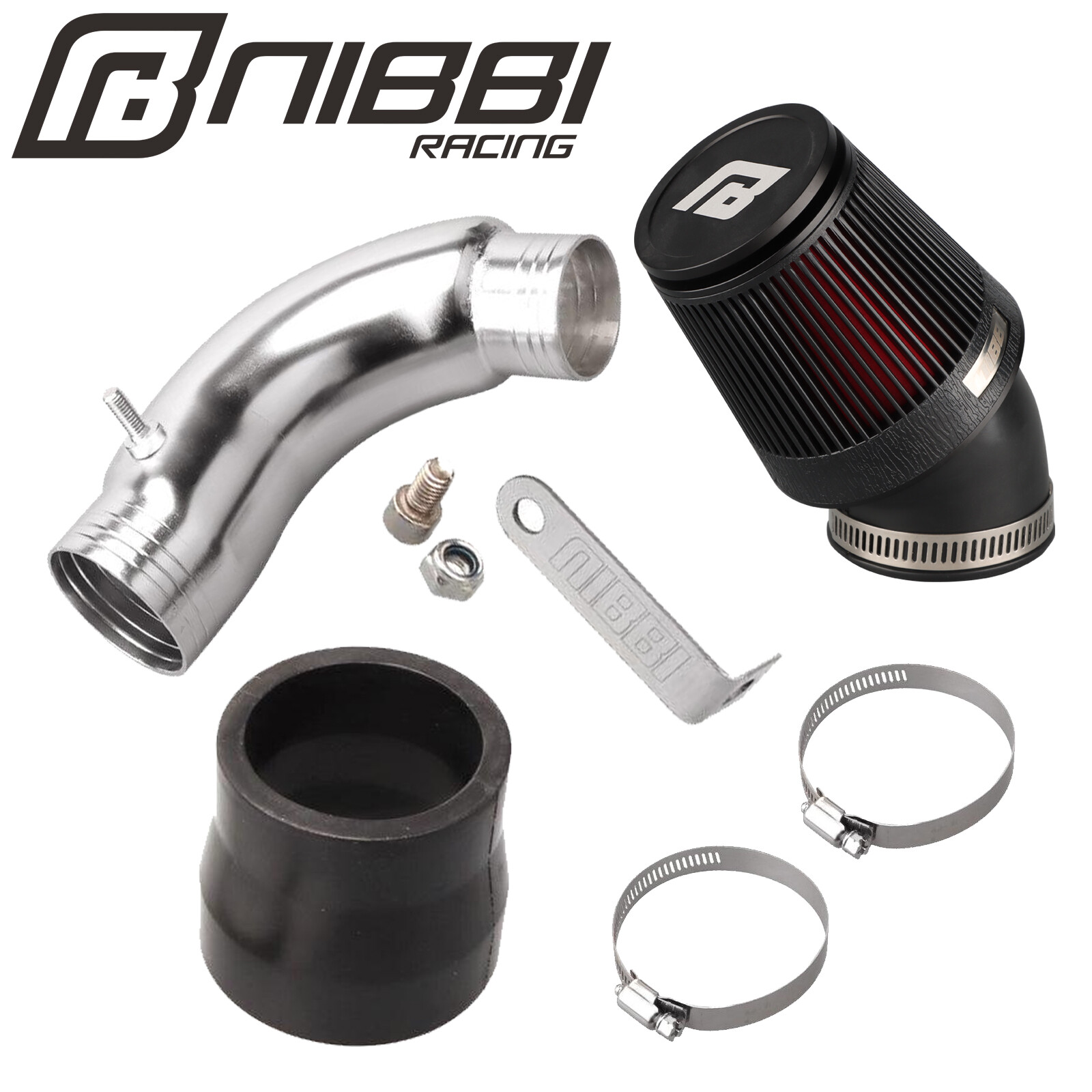 NIBBI 1.6″ Air Intake Manifold Kit+Filter GY6 125cc-232cc 152QMI 157QMJ Scooter