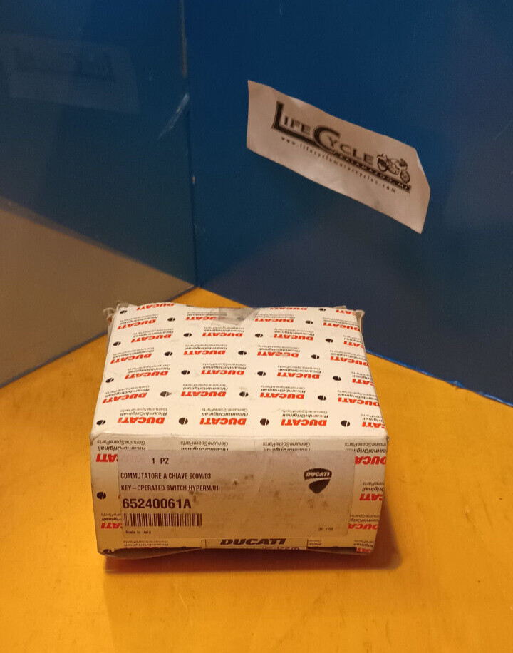 DUCATI MONSTER MAIN SWITCH WITH KEYS AND CARD 65240061A #15