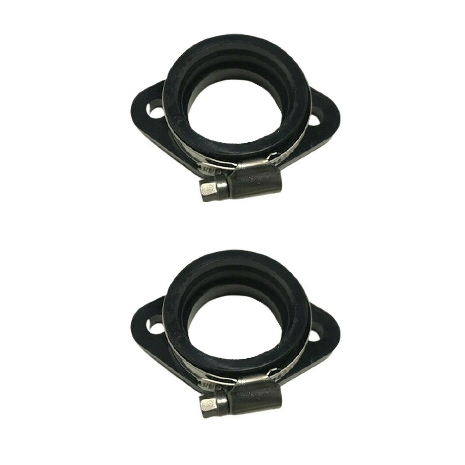2 X New 30-34mm Carburetor Rubber Flanges For Mikuni MVM34200K M-VM34-200K