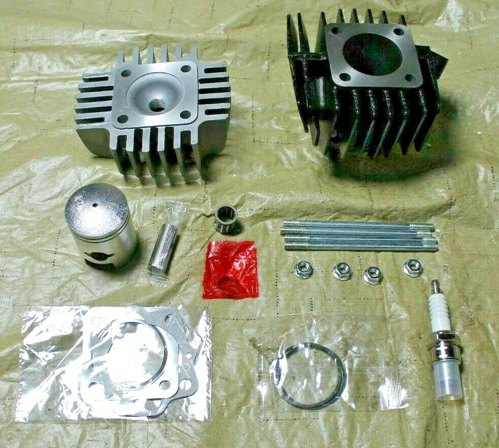 Top End Rebuild Kit JR 50 Cylinder Head Piston Gaskets Suzuki JR50 1978-2006