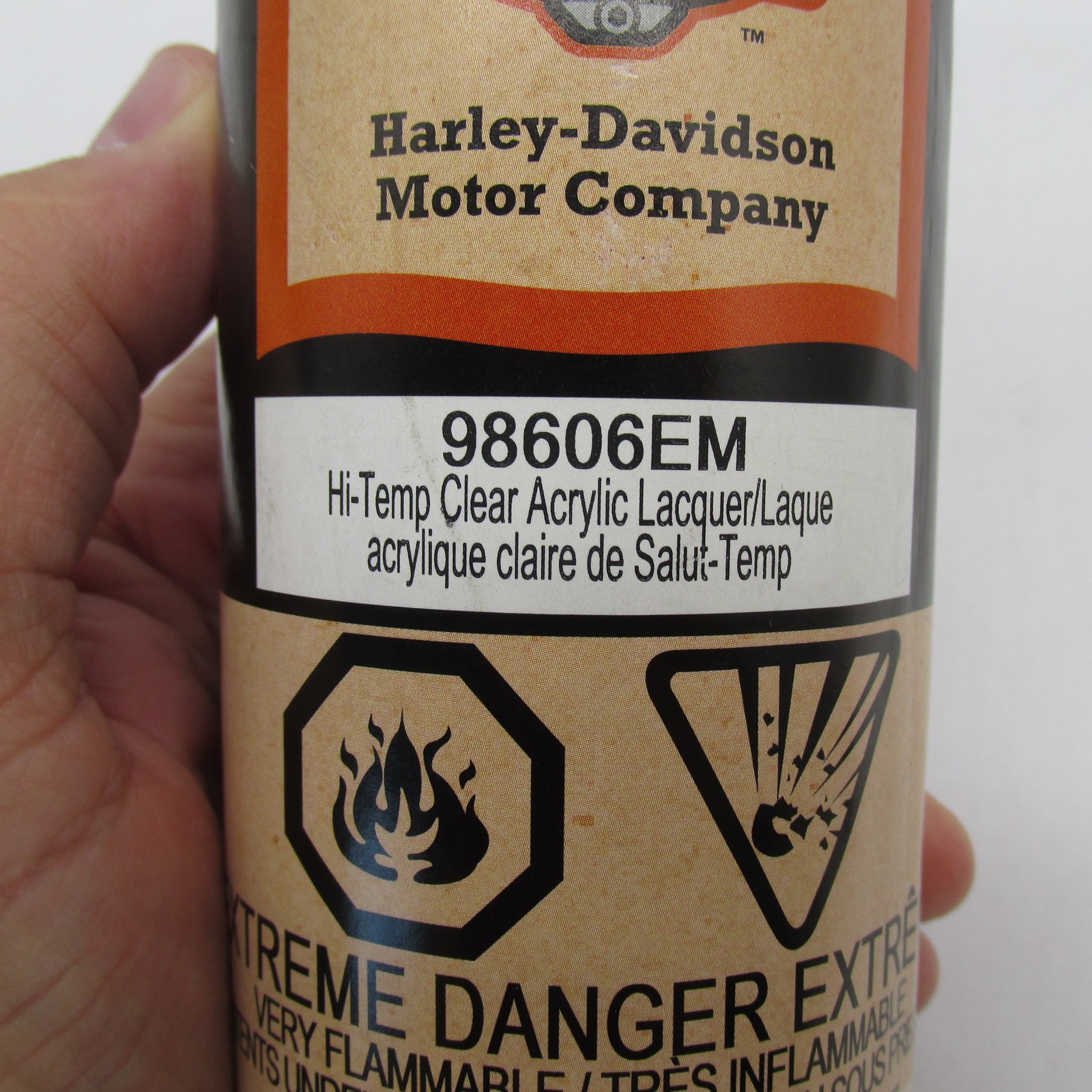 Harley Davidson Genuine NOS Hi-Temp Clear Acrylic Lacquer Paint 98606EM