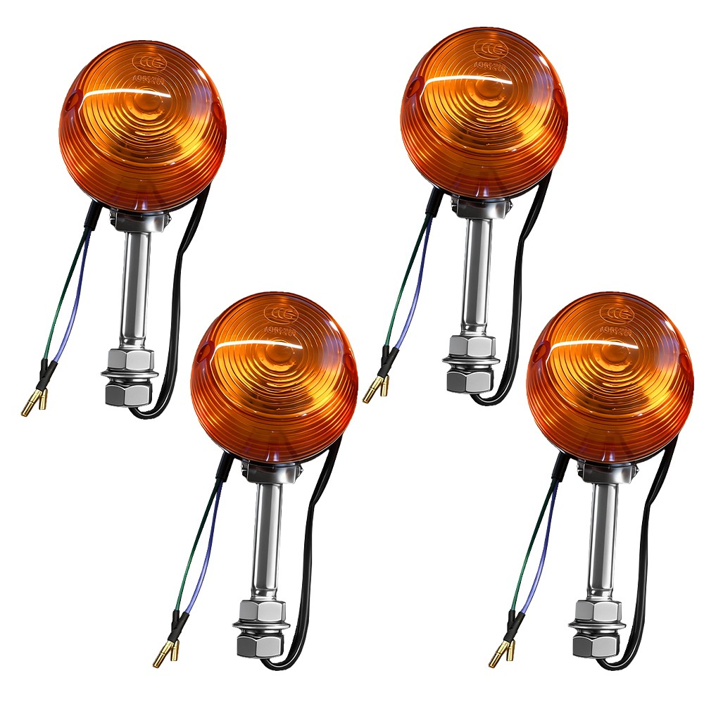 4x Amber Rear Turn Signal – Single Filament FOR Honda CB175/200/350/450/500/750