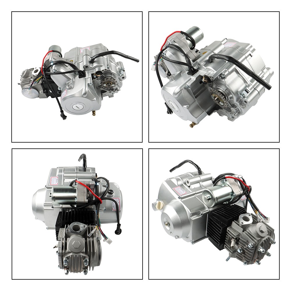 4 Stroke 125cc ATV Engine Motor 3-Speed Semi Auto W/Reverse For ATV Quad Go Kart