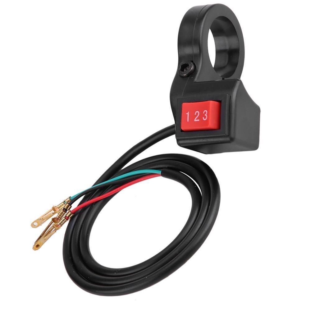 22mm/0.87” 3 Speed Module Switch For Motorcycle E-bike Electric Scooter ATV