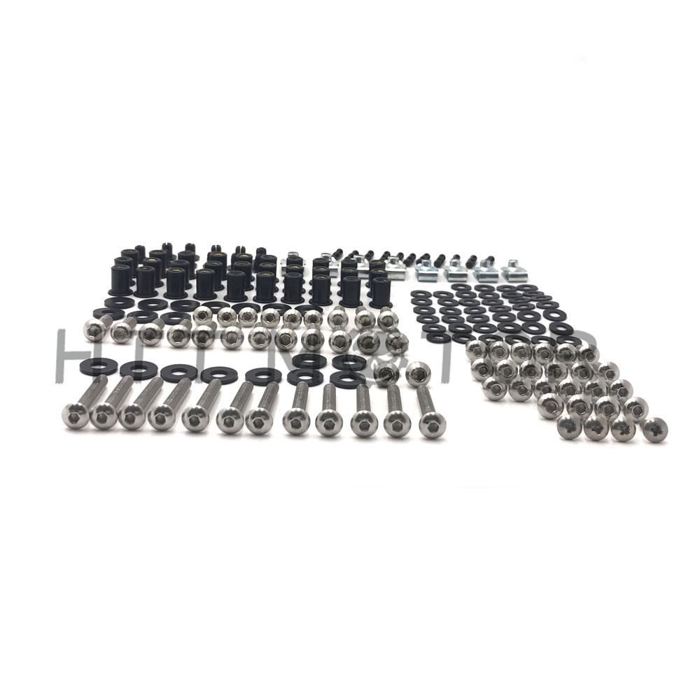 Complete Fairing Bolts Body Screws Kit for KAWASAKI Ninja ZX6R ZX-6R 2007-2008