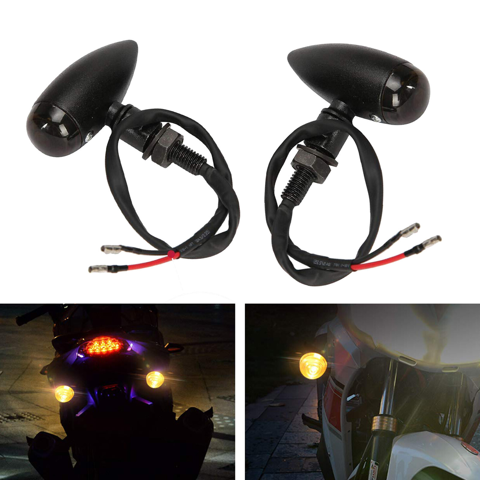 US 1 pair Turn Signals Lights Blinkers Indicator FIT FOR Rebel 250 1999 Honda