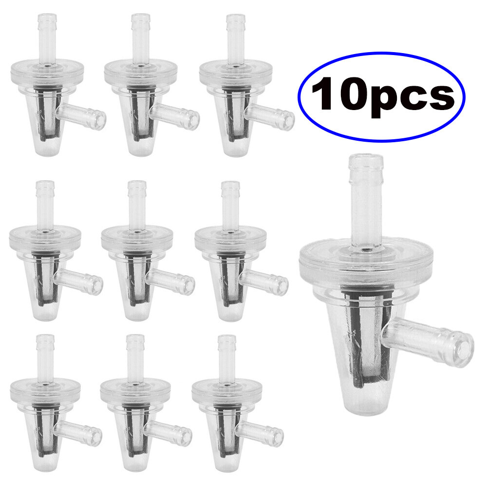 10X 1/4″ Inline Motorcycle Fuel Filter 90 Degree Angle for 6mm 7mm hose lines