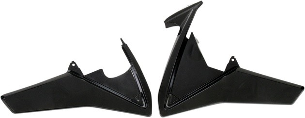 UFO Radiator Shroud Extensions Black HU03341001 Husqvarna TC 449/TE 511/TE 449
