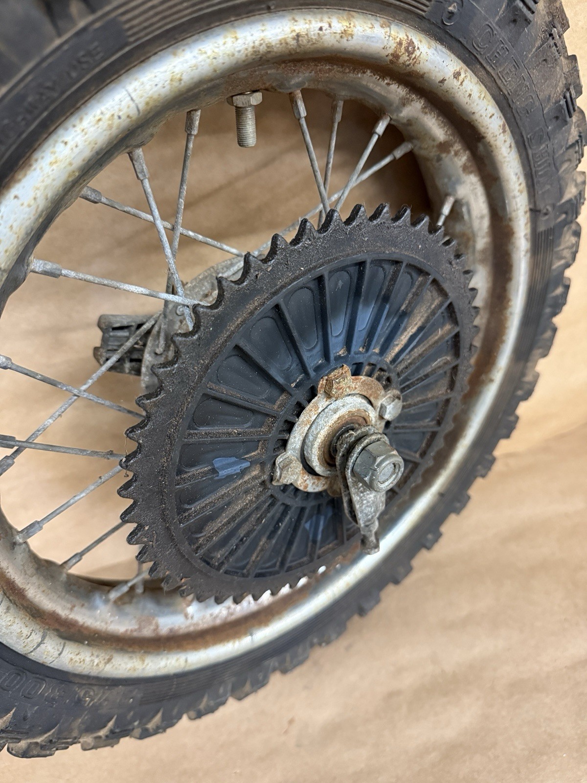 1980 Italjet JC50 JC 50 Rear Wheel Brake Sprocket JC5A JC5B JC5C JC5 50cc