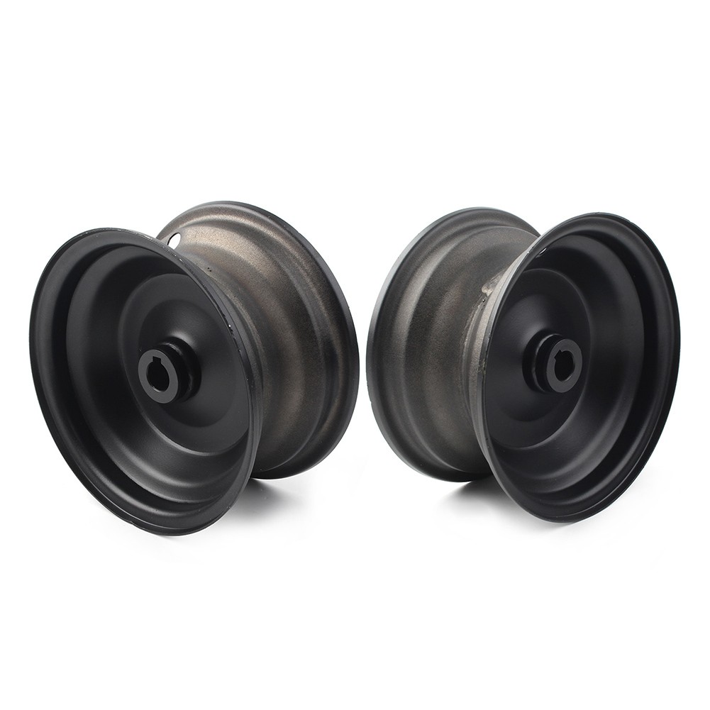 6″ 145/70-6 IN Rear Wheel Rim Black For GO Kart Off-Road Dirt Pit Bike Aluminum