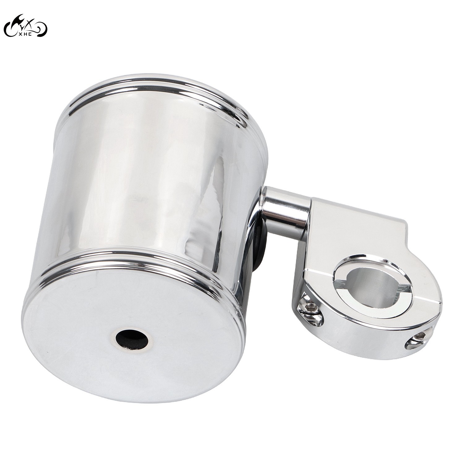 Motorcycle Cup Holder Handlebar Drink Bottle Holder Chrome For Harley Universal