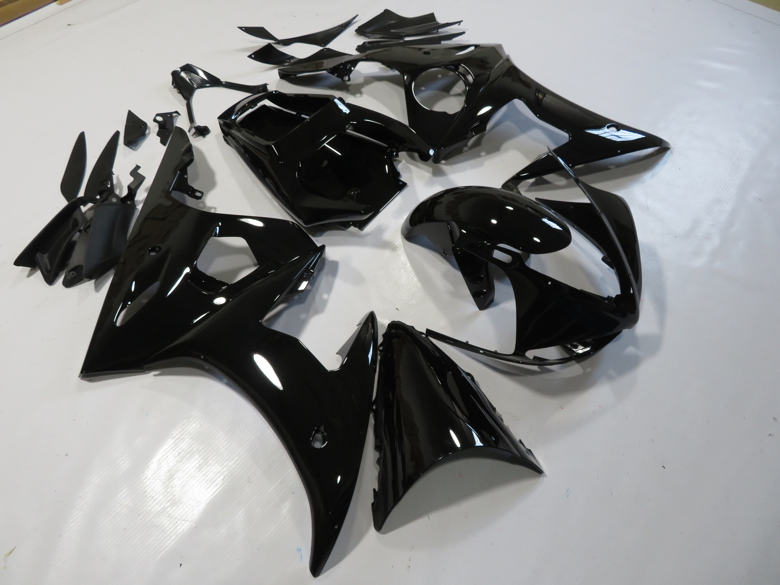 Fit for YAMAHA YZF R6 2005 Vivid Black Injection Fairing ABS