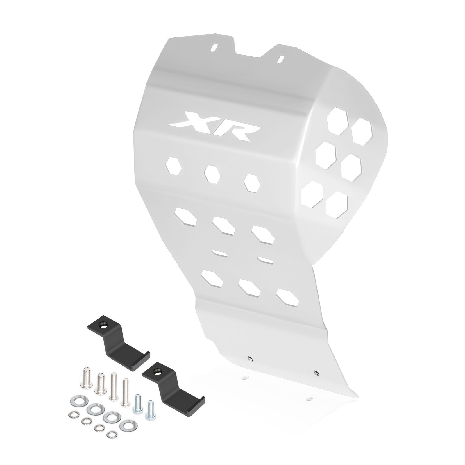 SILVER XR650R Skid Plate Under Bash Cover Guard For Honda XR 650R 2000-2007