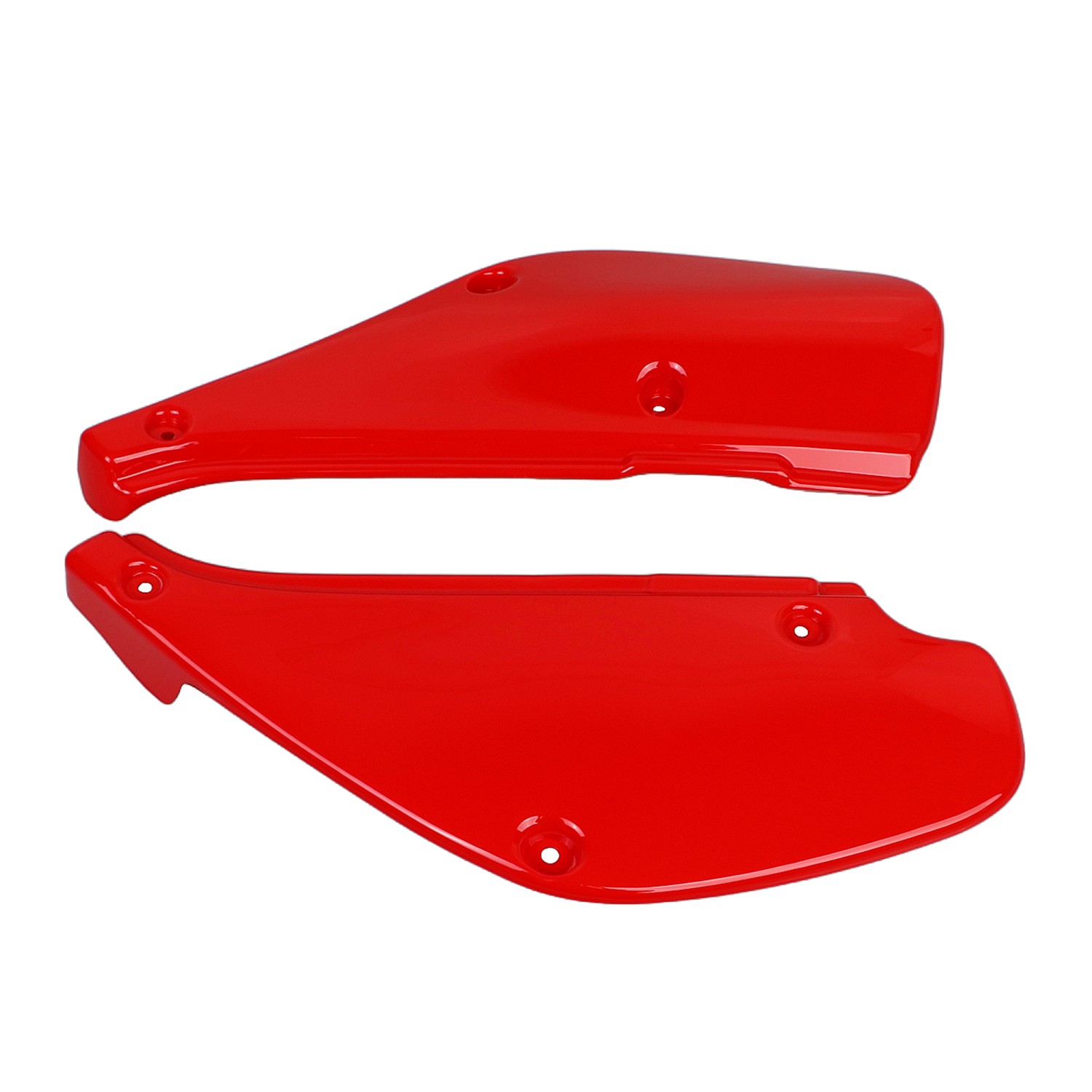 Red Plastic Left Right Side Cover Panels Plate For Honda XR80R XR100R 1988-2000