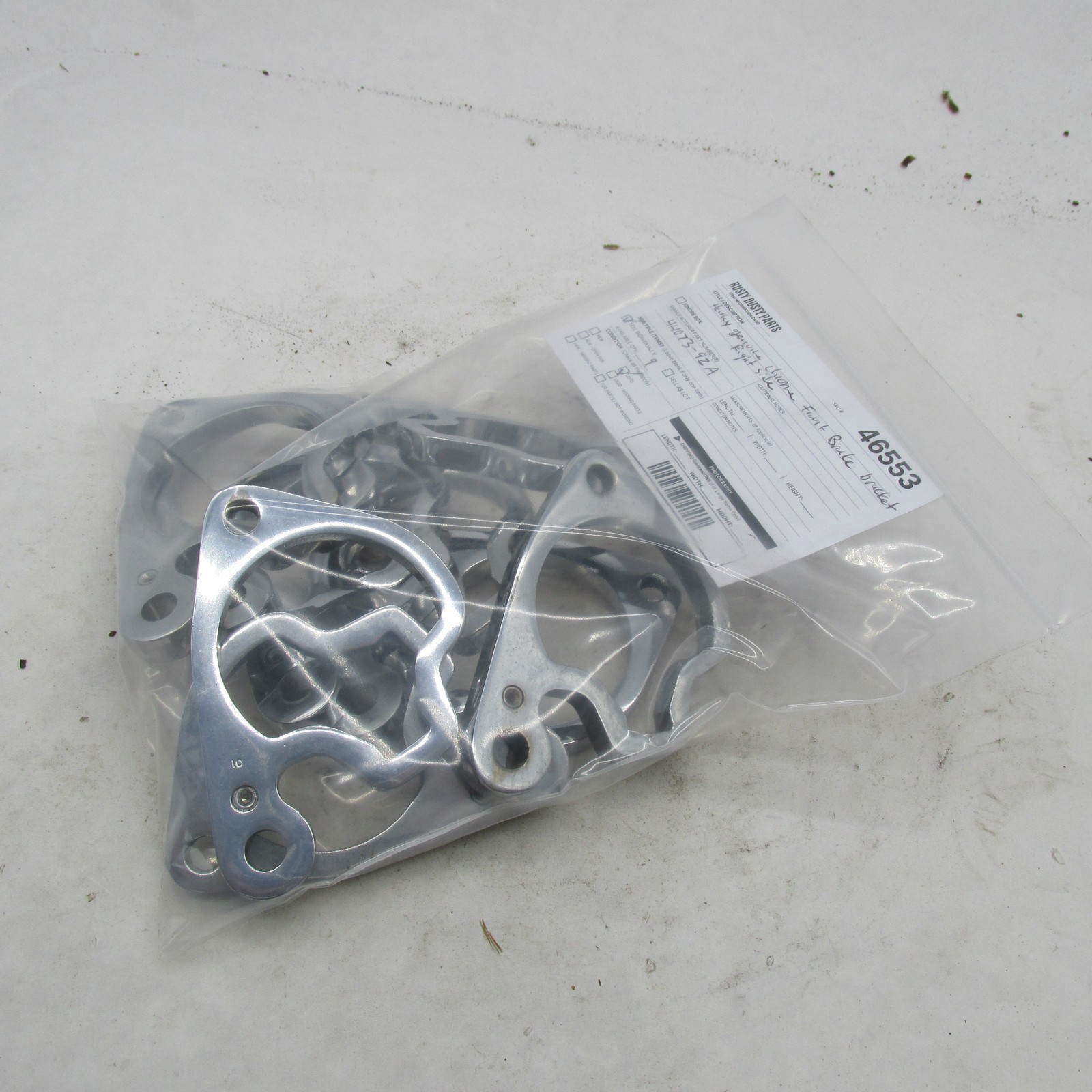 Harley Genuine OEM 93-99 Chrome Front Right Brake Caliper Bracket 44073-92A