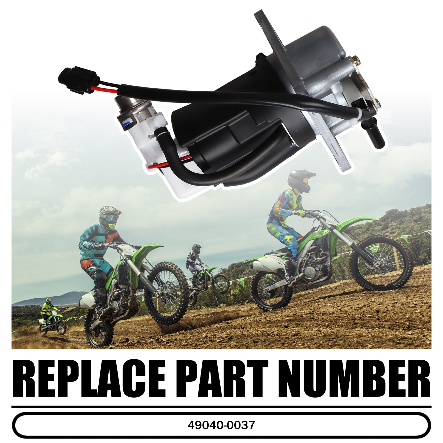 1x Fuel Pump Assembly For Kawasaki KX 450F 250F 2009-2011 49040-0037 US