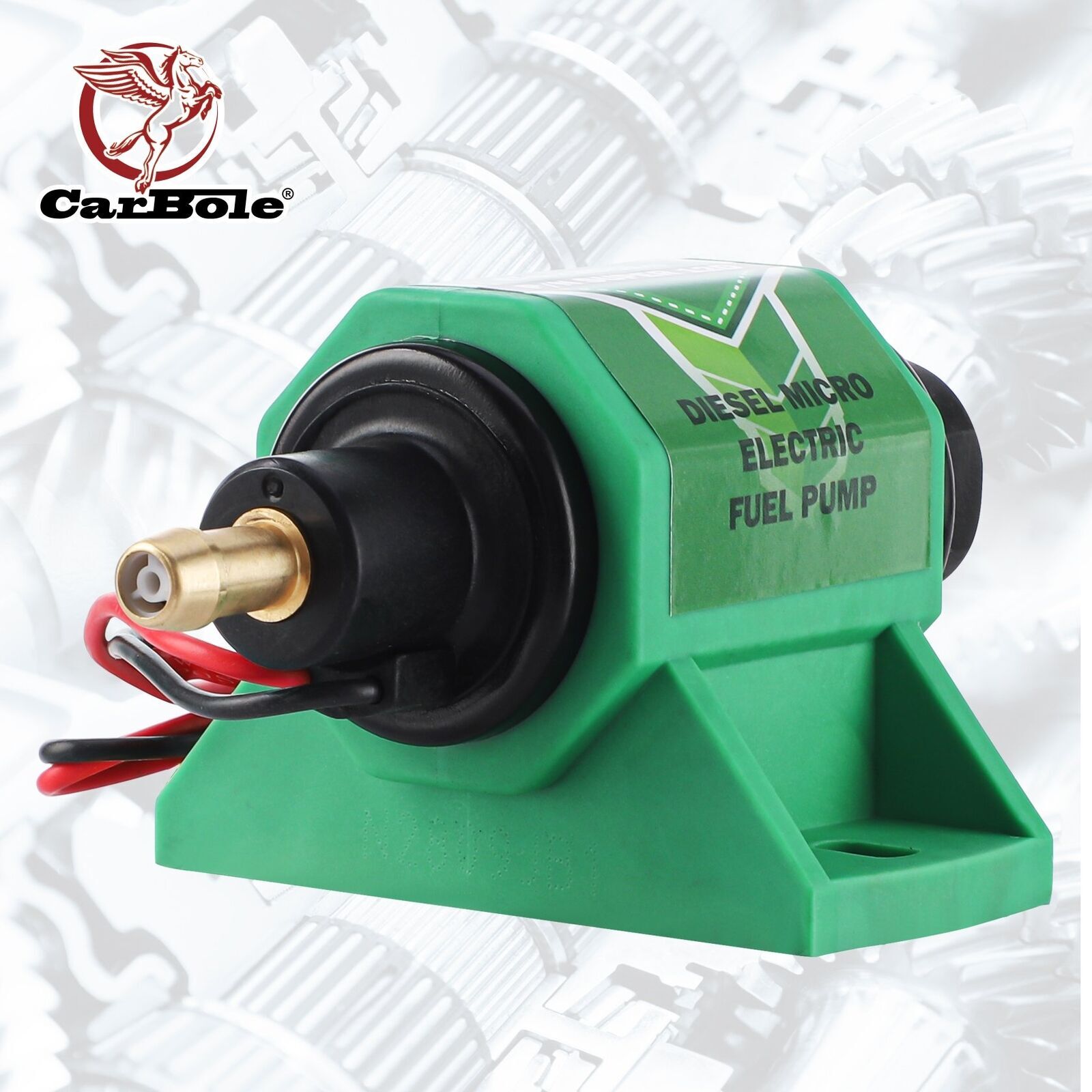 12V 4-7Psi Universal 12D Micro Electric Fuel Transfer Pump 35GPH For DIESEL Only