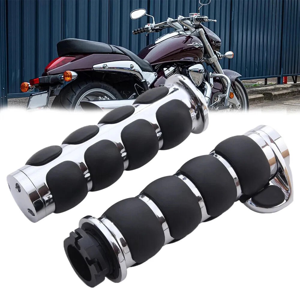 1″ Inch Motorcycle Handle Bar Hand Grips For Harley Honda Yamaha Kawasaki US