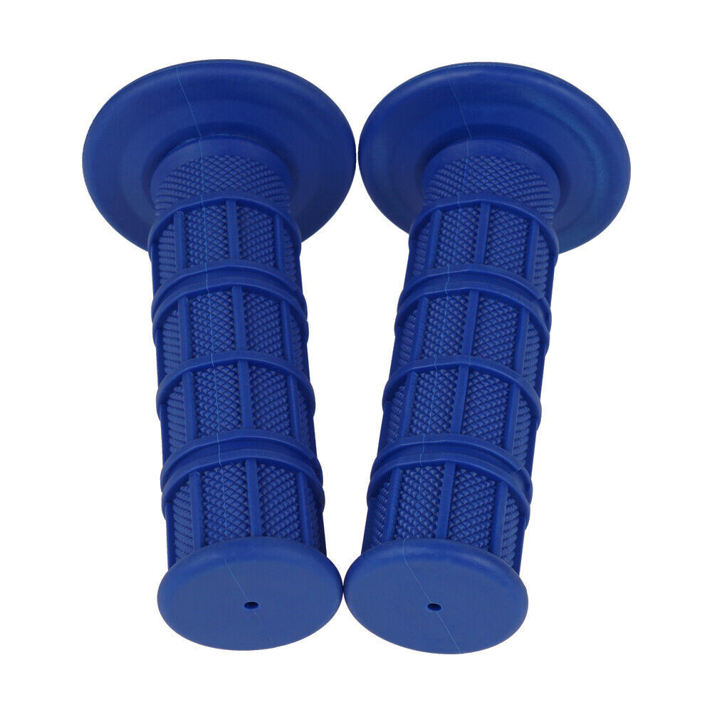 22mm 25mm 1″ Hand Grips Blue Handle Bars For Harley Yamaha Vmax 1200 1700 WR200