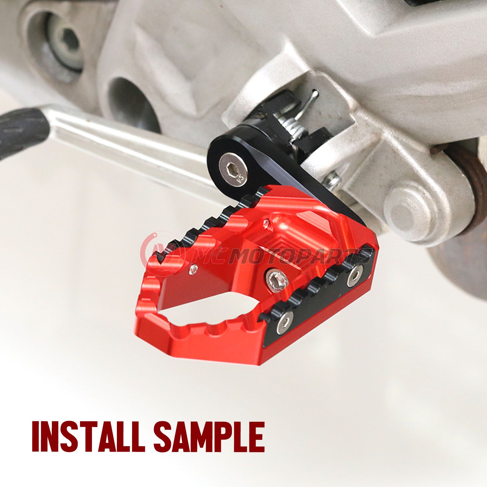 For Suzuki GSXR 1000 2005-2016 1.5 in. Lowering Passenger Rear Wide Foot Pegs