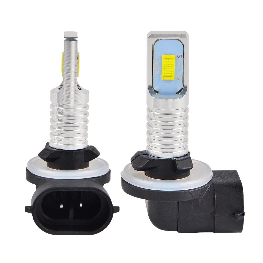 881 LED Fog Light Bulbs For Harley Softail Deluxe FLSTN 2012-2017 Bright White