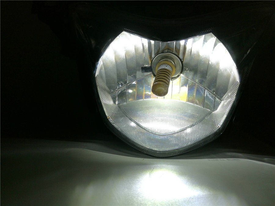 H4 High Low Beam LED Front Light Bright Bulb Headlight For Motorcycle Scooter