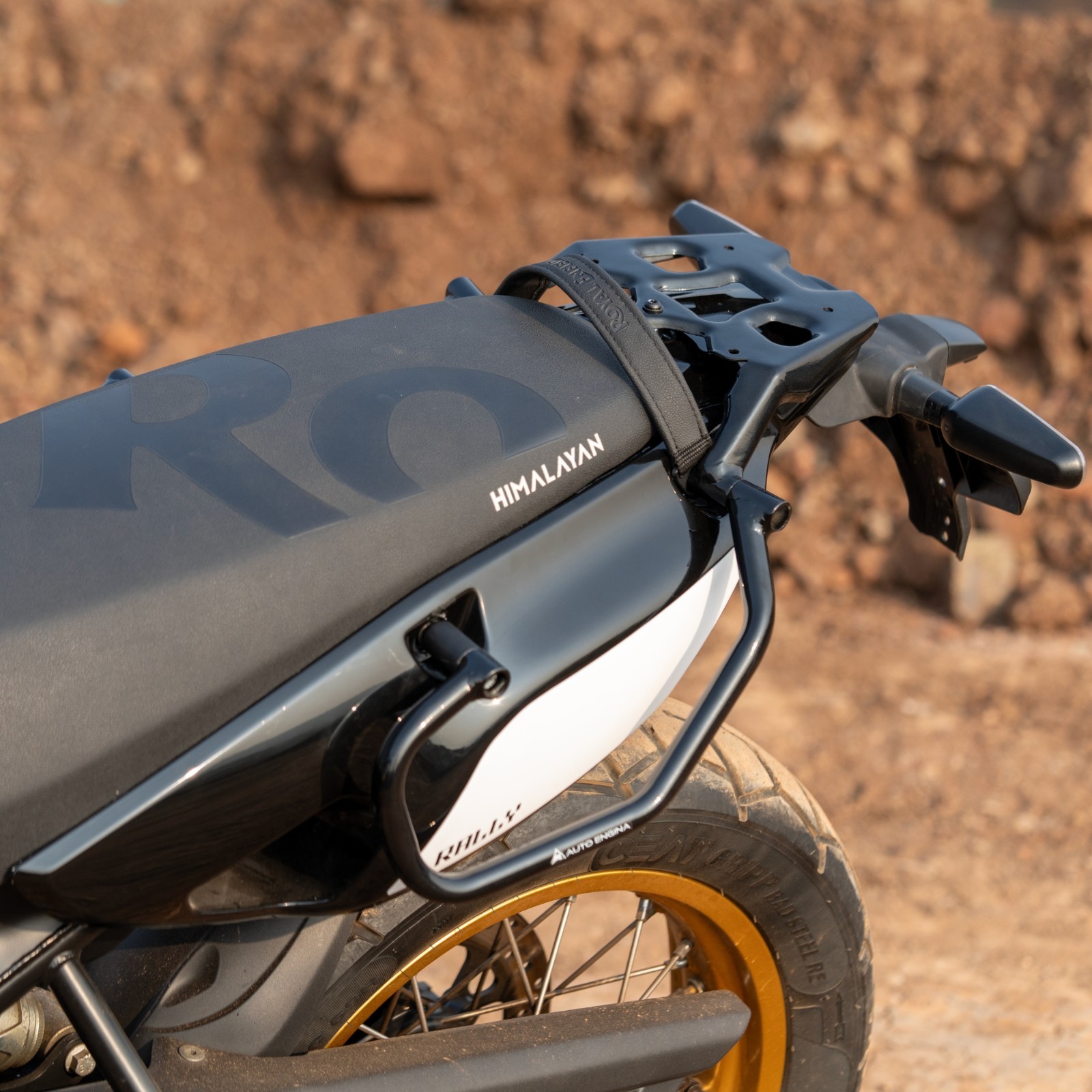 Rally Saddle Stay + Rally Top Rack for Royal Enfield Himalayan 450 | Auto Engina