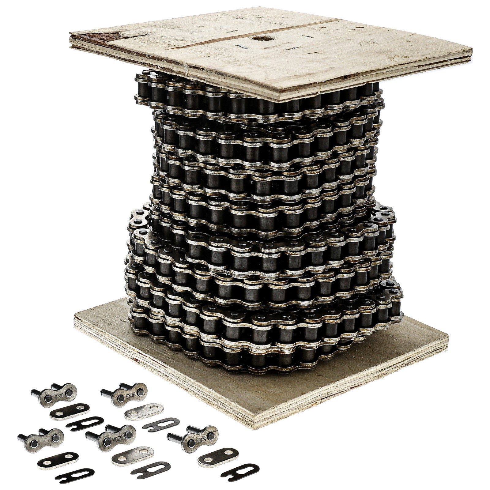 NICHE 428 Motorcycle Standard Drive Chain Bulk Reel 5 Connecting Links (25 Feet)