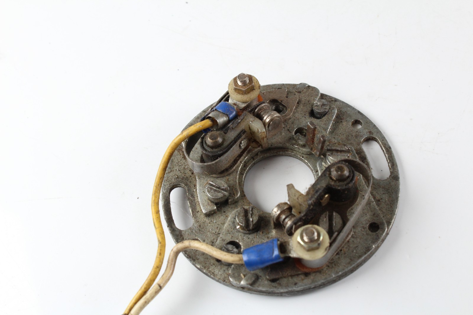 Original Lucas 6CA Ignition Points Plate Triumph BSA Norton 1973