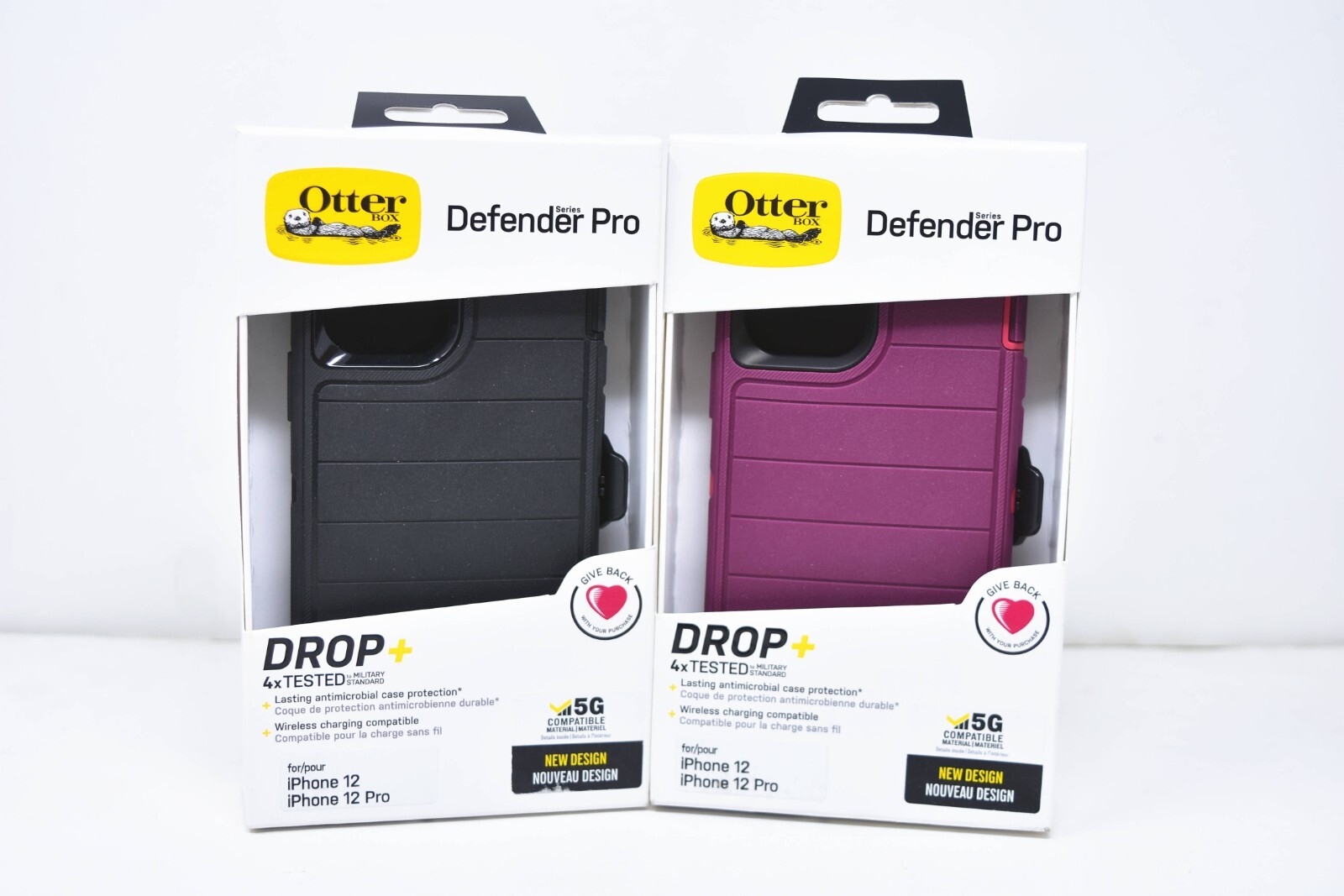 OtterBox Defender Pro Case w/ Holster Clip for Apple iPhone 12 & iPhone 12 Pro