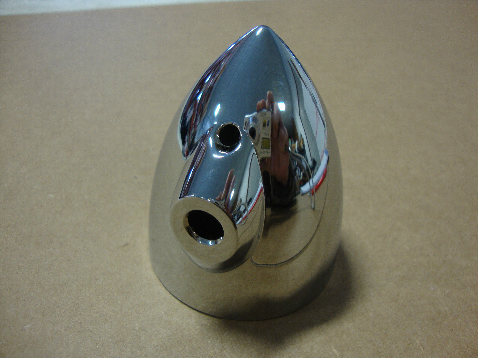 Big Dog OEM chrome turn signal housing BUILT IN STANCHION 2003-11 models