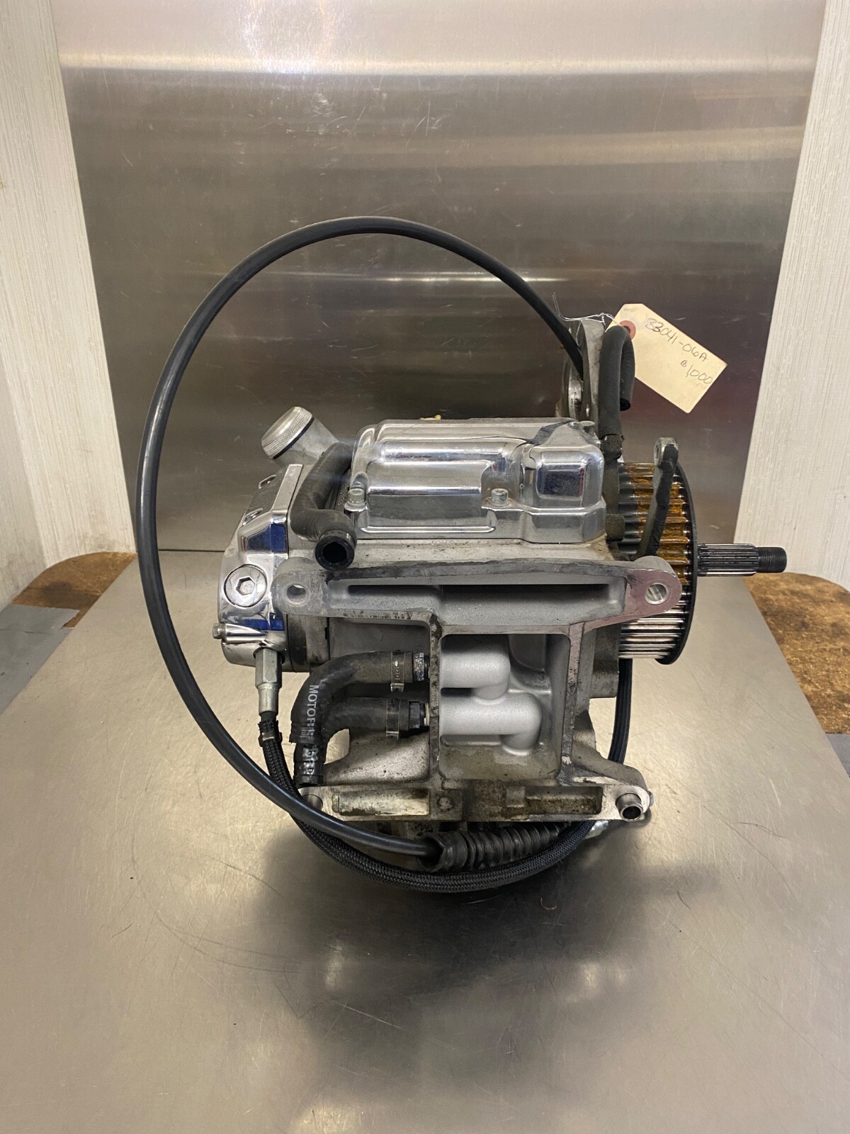 2006 Harley Road Glide FLTRI Silver & Chrome Complete Transmission Assembly