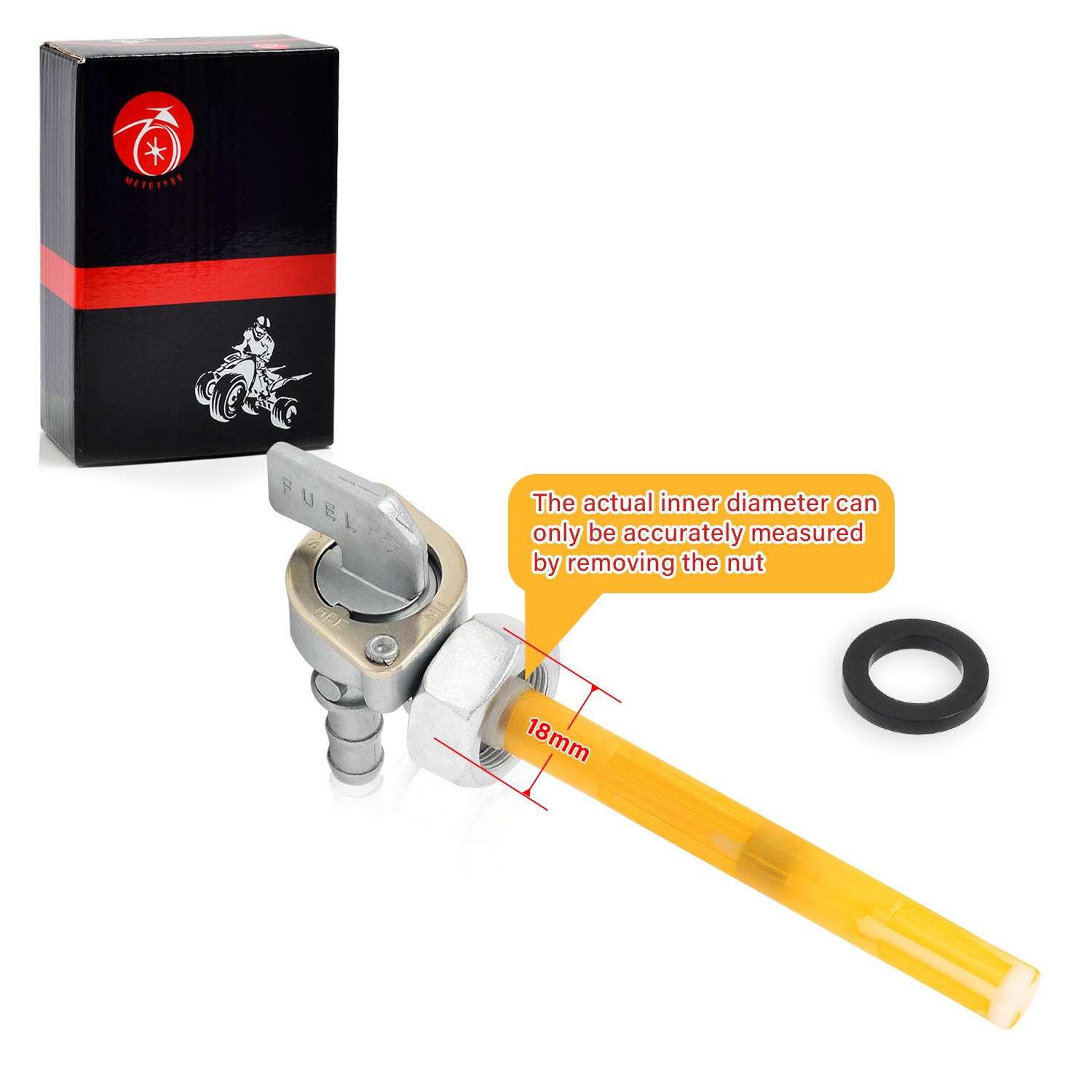 1981 For HONDA CB650 CB650C CB750C CB900C Custom M18 Fuel Valve Petcock