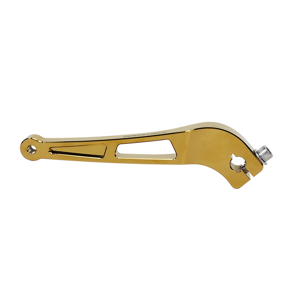 Front Left Gold Slim Shift Shifter Lever for Harley Dyna FXDB FXDWG FXDF FXD FLD